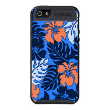 Carga havaiana do iPhone 5 do hibiscus da baía de  Capas iPhone 5