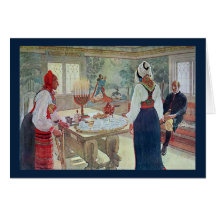 "Carl Larsson - En Bergman Stuga " Cartão