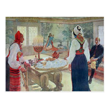 "Carl Larsson - En Bergman Stuga " Cartoes Postais