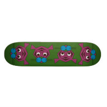 Carnaval no jardim zoológico - o tigre skate
