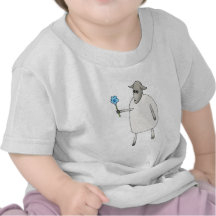 Carneiros que dão uma flor t-shirt