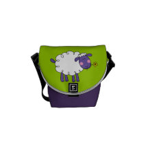 Carneiros Woolly Bolsa Mensageiro
