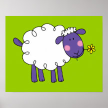 Carneiros Woolly Impressão