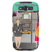 Carola en Nueva York Galaxy SIII Funda