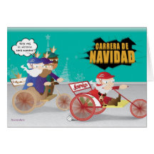 Carrera Christmas Tarjetas