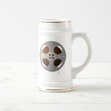 Carretel de filme do filme caneca