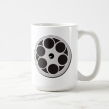 Carretel de filme do filme caneca