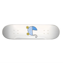 Carrinho de criança de bebê do menino skate personalizado