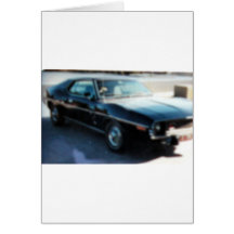 Carro preto cartões