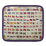 Carta das bandeiras nacionais do vintage - criada  bolsa de iPad