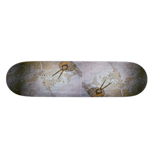 Carta marinha e compasso, divisor skates personalizados