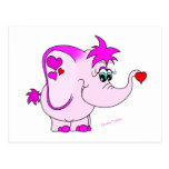 Cartão afortunado bonito do Pinkie Cartões Postais