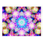 Cartão colorido das estrelas cartoes postais