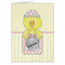 Cartão com fotos personalizado do bebê - personali