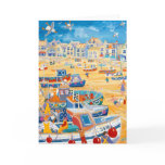 Cartão da arte: Porto de St Ives, Cornualha postais
