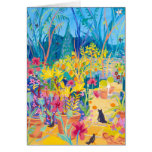 Cartão da arte: Sumptuously citrino. O mundo dos j postais