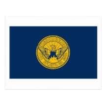Cartão da bandeira de Atlanta Cartão Postal