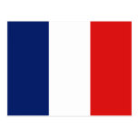 Cartão da bandeira de France Cartão Postal