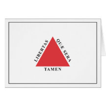 Cartão da bandeira de Minasgerais