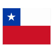 Cartão da bandeira do Chile Cartao Postal