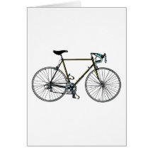 Cartão da bicicleta