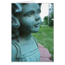 Cartão da estátua do anjo