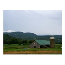Cartão da fazenda de Vermont Cartão Postal