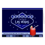 Cartão da FESTA NA PISCINA de Las Vegas!