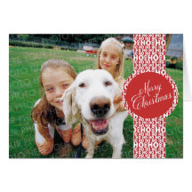 Cartão da foto do Feliz Natal