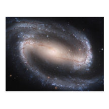 Cartão da galáxia espiral NGC1300 Cartao Postal