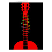 Cartão da guitarra
