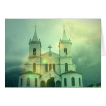 Cartão da igreja cristã