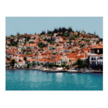 Cartão da ilha do Hydra Cartoes Postais