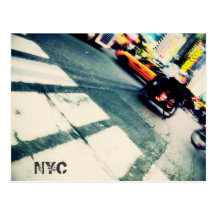 Cartão da precipitação de NYC Cartões Postais