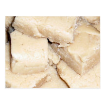 Cartão da receita do Fudge da manteiga de amendoim Cartoes Postais