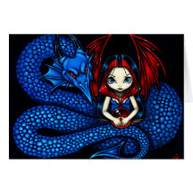 "Cartão da serpente azul"