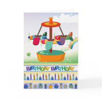 cartão de aniversário postais
