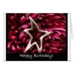 Cartão de aniversário de Flowerstar