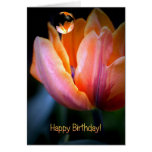 Cartão de aniversário feito sob encomenda da tulip