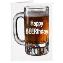 Cartão de aniversário feliz de BEERTHDAYBeer