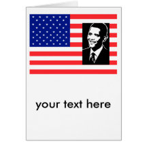 Cartão de Barack Obama