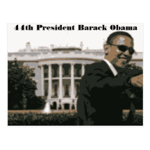 Cartão de Barack Obama Cartões Postais