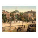 Cartão de Copenhaga da entrada do parque de Tivoli Cartoes Postais