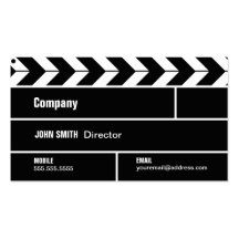 Cartão de indústria cinematográfica do diretor Cla Cartão De Visita
