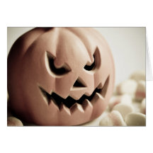 Cartão de Jack O'Lantern o Dia das Bruxas