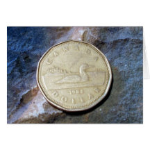Cartão de Loonie de 1988 canadenses