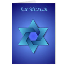 Cartão de Mitzvah do bar