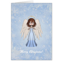 Cartão de Natal do anjo