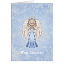 Cartão de Natal do anjo
