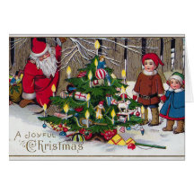 Cartão de Natal do Victorian